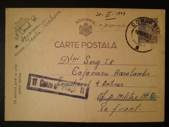 1943-C.P.circ.-CENZURAT-Ploiesti 11