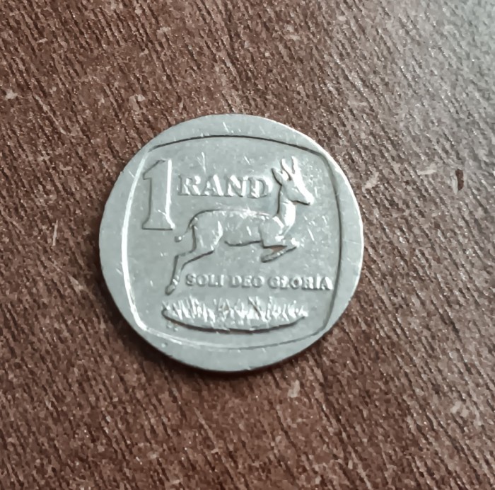 C50 - Moneda foarte veche - 1 rand - Africa de Sud - 2003