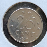 X686 Antilele Olandeze 25 centi 1971, America Centrala si de Sud
