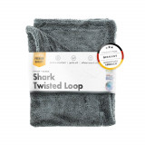 Prosop Uscare ChemicalWorkz Shark Twisted Loop Towel, 1300 GSM, 80 x 50cm, Gri