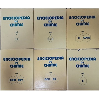 Elena Ceausescu - Enciclopedia de chimie. Volumele I-VI - 137454 foto