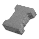 Pavaj rezidential Elis Pavaje, dublu T - T1, gri ciment, 200 x 165 x 60 mm