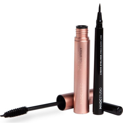 Set pentru machiaj Shaky, Eyeliner de precizie si Mascara Infinity Lash, Magic Studio foto