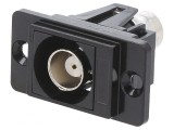 Adaptor BNC Soclu Ambele Părți 50&Omega; Metal 29mm Negru
