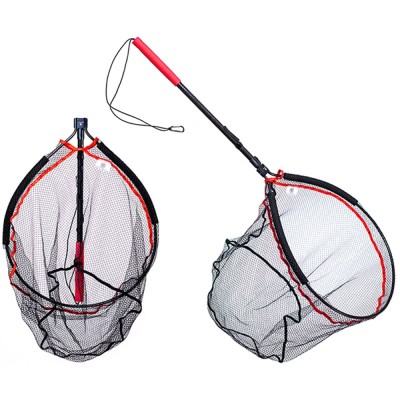 Minciog RTB Full Carbon Landing Net Black and Red, 50x60cm, 120cm foto