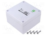 Carcasă universală industrială ELEKTRO-PLAST NASIELSK 105x105x66 mm albă IP65