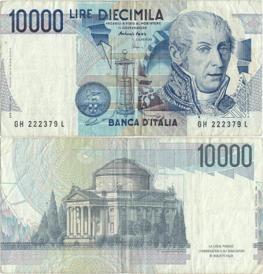 1984 (3 IX), 10.000 lire (P-112d.1) - Italia! foto