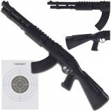 KARABIN SHOTGUN ASG NA KULKI BB 6MM ZESTAW TARCZA 800KULEK GRATIS
