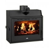 Focar de semineu, Prity P, 4,2 kg/h, 860 x 410 x 770
