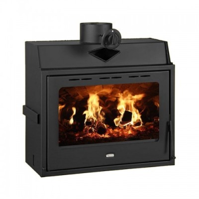 Focar de semineu, Prity P, 4,2 kg/h, 860 x 410 x 770 foto