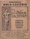 C9141N Veritabilul Kola-Lecithin, minunatul remediu de &icirc;ntărire, conțin&acirc;nd vitamină, fără an, perioada interbelică