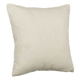Pernă decorativă din chenille, ecru, 52x52 cm, CMCLASS