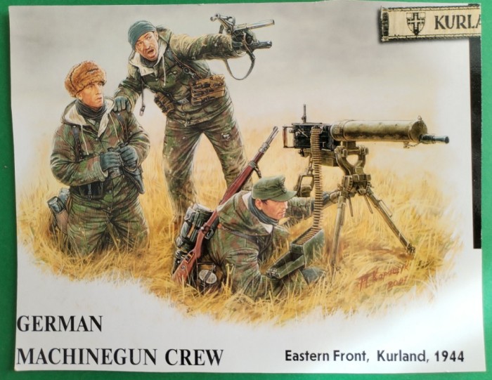 GERMAN MACHINEGUN CREW EASTERN FRONT KURLAND 1944 MB Cod MB3526 1/35 DIORAMA MACHETA FIGURINE ASAMBLARE HOBBY WWII SOLDAȚI GERMANI AMERICANI RUȘI
