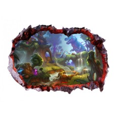 Sticker decorativ cu Dinozauri, 85 cm, 4256ST-1