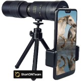 Monoclu Profesional 10-300X40 de inalta putere tip Telescop, Zoom Reglabil, Prisma BaK-4, Dual Focus