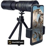 Monoclu Profesional de inalta putere tip Telescop, Zoom 4K 10-300X40, Prisma BaK-4 Dual Focus