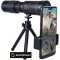 Monoclu Profesional 10-300X40 de inalta putere tip Telescop, Zoom Reglabil, Prisma BaK-4, Dual Focus