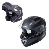 Casca Moto Flip-Up W-TEC Pezzon, XS (53-54), Negru Mat