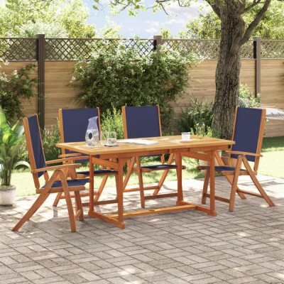 Gossi set mobilier de gradina, 5 piese, lemn masiv acacia/textilena foto