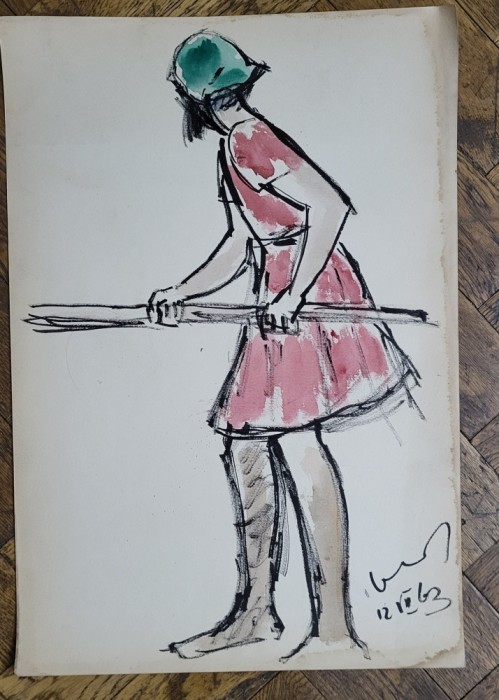 ION VERDES -ACUARELA 4, 1963