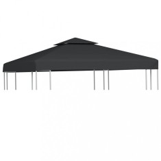 vidaXL Copertină rezervă acoperiș pavilion gri &icirc;nchis 3x3 m 310 g/m&sup2; 40878