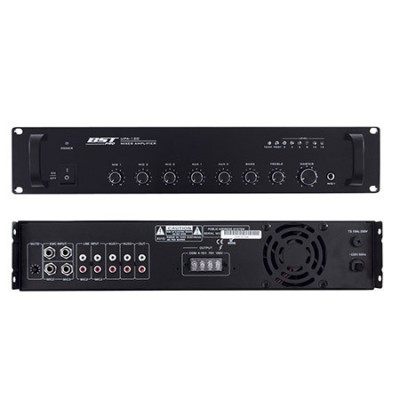 Amplificator linie 100v 120w 3mic/ 2aux foto