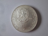 Italia 5 Euro 2006 aUNC comemor.:Italia 60 ani argint 925,diam.=32 mm,gr.=18 gr, Europa
