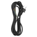 Cablu de alimentare EMOS S03150 nedetasabil flexibil izolatie cauciuc 3x1mm2 5m negru