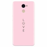 Husa silicon pentru Huawei Enjoy 7 Plus, Love