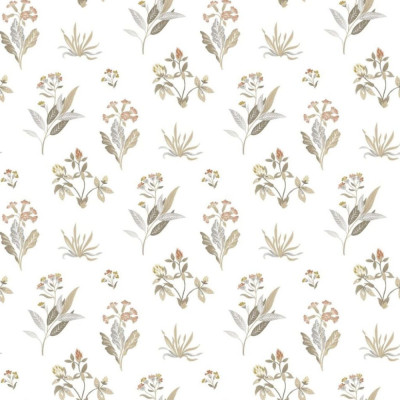 Noordwand Tapet &amp;bdquo;Blooming Garden 6 Flowers&amp;rdquo;, alb și gri foto
