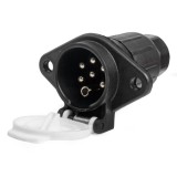 Priză remorcă din plastic cu 7 pini, tip S 24V