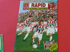 Album fotbal-stickere-RAPID Bucuresti (1998-1999) album gol, fara stickere foto