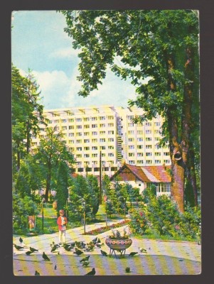 CPIB 23674 CARTE POSTALA - SANGEORZ BAI VEDERE DIN PARC, CIRCULATA, 1971, STAMPILE, TIMBRU foto
