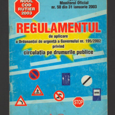 C8226 REGULAMENTUL DE APLICARE A ORDONANTEI DE URGENTA 195/2002, CIRCULATIA PE