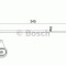 Senzor de avertizare,uzura placute de frana AUDI A6 (4G2, C7, 4GC) (2010 - 2016) BOSCH 1 987 474 507