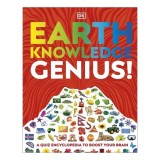 Earth Knowledge Genius! Carte Quiz Enciclopedie Geografie Planeta Pamant pentru Copii Familie 60 Subiecte