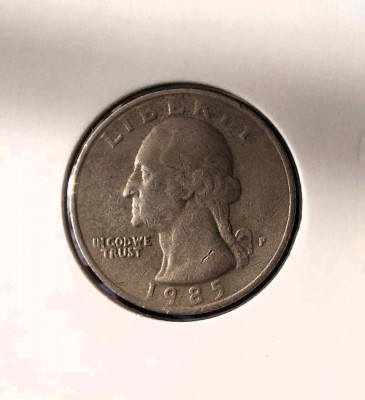 SUA - Quarter dollar 1985 P foto