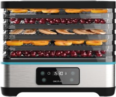 Deshidrator cu 5 tavi Cecotec VitaDry Pro, inaltime reglabila, ecran digital, Timer, 35-70 C foto