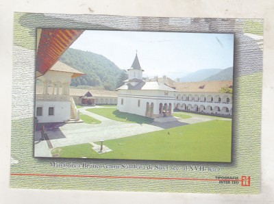 bnk cp Manastirea Brancoveanu Sambata de Sus - Vedere - necirculata foto