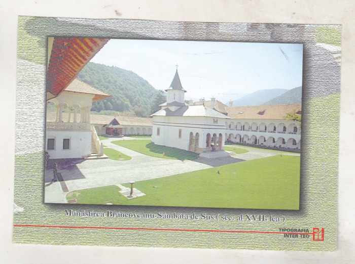 bnk cp Manastirea Brancoveanu Sambata de Sus - Vedere - necirculata
