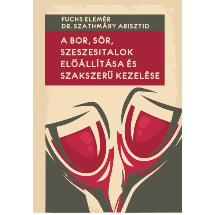 A bor, s&ouml;r, szeszesitalok elő&aacute;ll&iacute;t&aacute;sa &eacute;s szakszerű kezel&eacute;se - Fuchs Elem&eacute;r