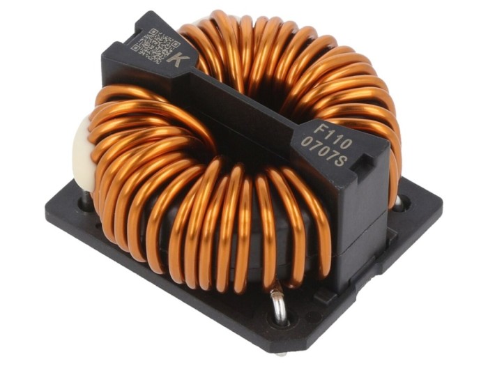 Inductor bobinat THT 4mH 11A
