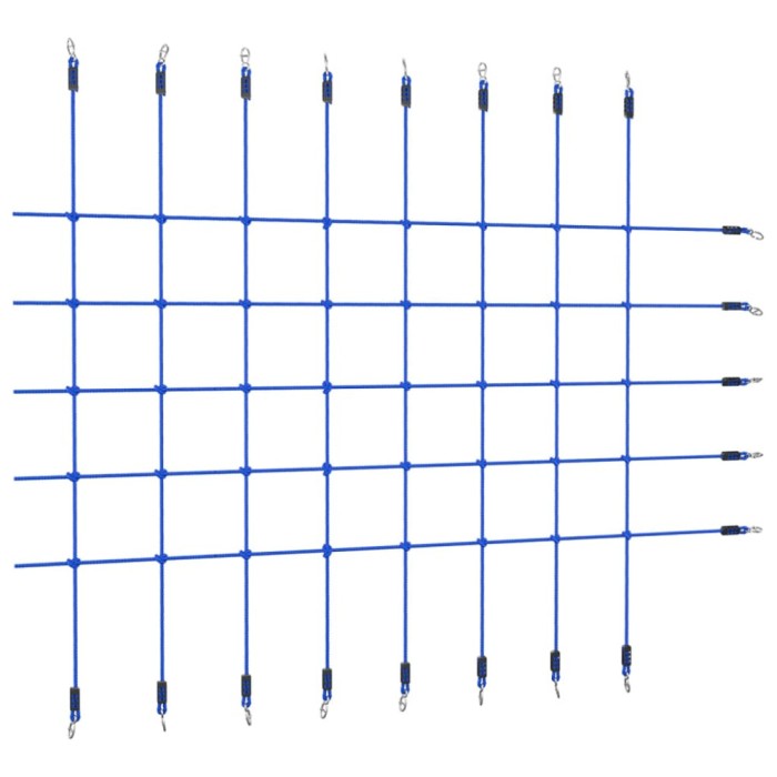 Gossi plasa de catarat, albastru, 200x150 cm