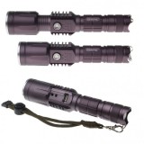 Lanterna LED 3W cu Zoom, USB si Alimentare 220V 12V Bailong BLK118T6