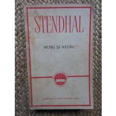 Stendhal - Rosu si negru