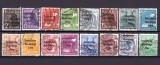 ✅ (S38) Germania 1948-Emisiunile Aliatilor -Zona sovietica &quot; ,serie Mi. 182/197 , cota MNH 11&euro; , stampilate