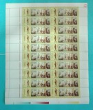 TIMBRE ROMANIA 2001 LP 1540 ZIUA MARCII POSTALE COALA 20 VALORI +20VINIETE MNH