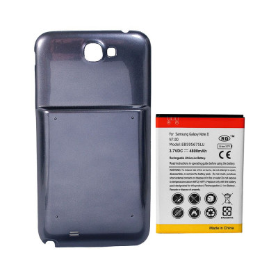 Acumulator Samsung Note 2, N7100, 4800mAh, gri, 654532 foto