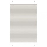 vidaXL Jaluzea plisată gri deschis 90x100cm Lățime țesătură 89,4 cm