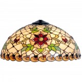 Cumpara ieftin Abajur veioza din sticla si metal Tiffany 50x25 cm